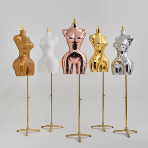 <span class=keywords><strong>Mannequin</strong></span> de couture de <span class=keywords><strong>grande</strong></span> <span class=keywords><strong>taille</strong></span>, forme féminine, corps en plastique chromé, pour robe de soirée, CQ-1 - Product Image 2