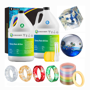 Công thức mới với độ trong suốt cao bóng & bong bóng miễ<span class=keywords><strong>n</strong></span> phí rõ ràng nghệ thuật nhựa và chất làm cứng <span class=keywords><strong>1</strong></span>:<span class=keywords><strong>1</strong></span> nhựa Epoxy cho đồ trang sức làm thủ công - Product Image 1