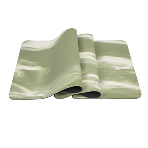 Thảm tập Yoga màu xanh gradient tự nhiên phổ biến, thiết kế tùy chỉnh bằng chất liệu cao su PU Polyurethane sinh thái 6mm năm <span class=keywords><strong>2025</strong></span> - Product Image 3
