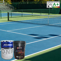Peinture liquide en polyuréthane de silicone pour terrains de tennis, revêtement de sol sportif en PU