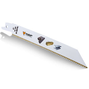 Lame de scie <span class=keywords><strong>sabre</strong></span> bi-métallique Premium 10TPI 6 pouces, coupe super rapide, soudée au <span class=keywords><strong>laser</strong></span>, pressée à chaud, pour tuyaux en acier allié blanc et clous en bois - Product Image 4