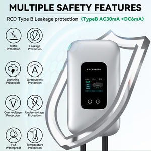 Gocean กล่องติดผนังที่ชาร์จในรถยนต์1.6J ocpp menneev 4G เชื่อมต่อกับจอแสดงผล LCD - Product Image 2