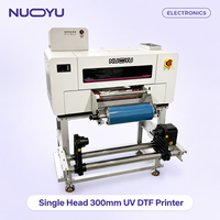 Nouvelle imprimante UV DTF 30 cm format A3 pour boîtiers électroniques, touches de clavier, icônes, étiquettes, machine à tête unique pour texte fin, CE FCC RoHS, vente en gros