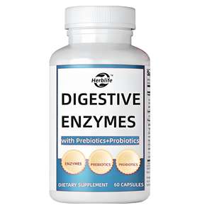 Cápsulas de enzimas digestivas para soporte digestivo, suplemento de enzimas digestivas probióticas prebióticas de gran oferta ODM OEM - Product Image 1
