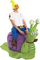 Costume gonflable d'Halloween à monter, costume gonflable d'escargot