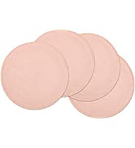 Mantel Individual redondo a cuadros de poliéster marrón moderno, Decoración de mesa Natural terrosa, impermeable, reutilizable, característica de boda, estilo desechable - Product Image 1