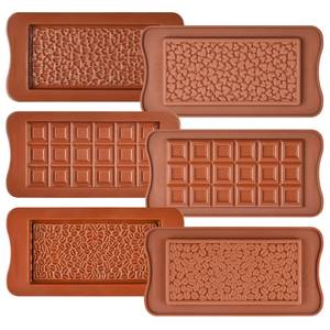 Molde de Silicona para Barras de Chocolate en Forma de Corazón y Diamante, Antiadherente, Libre de BPA, con Certificación LFGB, de la Fábrica MUYULINS - Product Image 1