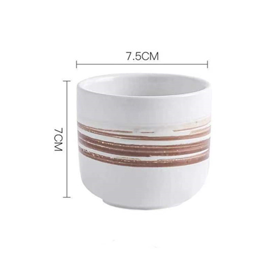 Taza de té con base redonda - Tai Chi Blanco