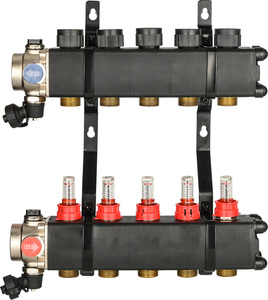 Diseño moderno Poliamida UFH Colector Salida de fábrica 220V Sistema de calefacción por suelo radiante Calefacción hidrónica radiante PEX para sistema HVAC - Product Image 1