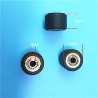 Rodillo de pellizco de 3mm de diámetro interno para cortador de vinilo, rodillos de rueda de goma de papel Roland, 3x11x16mm, rodillo de pellizco en venta