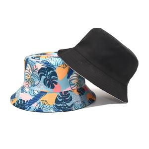 Chapeaux de pêcheur écologiques et durables, réversibles, en toile sergé RPET, polyester recyclé, coton biologique, imprimés sur toute la surface - Product Image 2