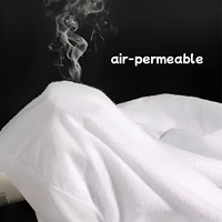 Protège-matelas imperméable en coton et polyester éponge, housse ajustée extensible blanche, respirante, vente en gros