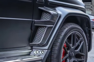 Para el kit de carrocerí<span class=keywords><strong>a</strong></span> <span class=keywords><strong>mercedes</strong></span>-benz <span class=keywords><strong>clase</strong></span> G reemplazado por W464 B-Brabus, con cuchara de fibra de carbono, luces de techo, alerón - Product Image 5
