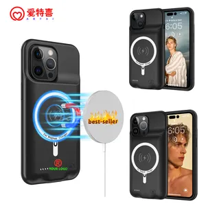 Trending Producten 2024 Nieuwkomers Draagbare Slanke Externe Back-Up Smart Battery Case Oplader Case Power Bank Batterij Case