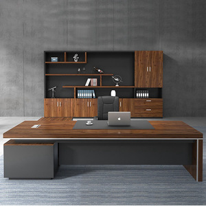 Conjunto de Silla de Escritorio Ejecutiva Modular Moderna y Elegante HongQiao HQ-8744 con Panel de Madera de Pino, Muebles de Oficina con Clase, Garantía de 3 Años - Product Image 4