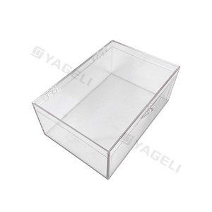 High Quality <b>Clear</b> Acrylic Modern Snack Storage & Display <b>Gift</b> <b>Box</b> with Hinged Lid for Water Resistant Freestanding Design - Product Image 3