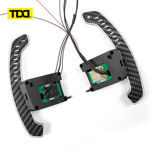 Palancas de cambio magnéticas de fibra de carbono TDD LED para volante Mustang GT Shelby - Product Image 2