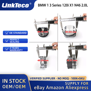 Linkteco Kit rantai mesin membangun kembali, Kit poros engkol Con-Rod piston Timing Chain Kit untuk BMW 1 <span class=keywords><strong>3</strong></span> Series 120i X1 N46 <span class=keywords><strong>2</strong></span>.0L 2005-2012 - Product Image 6