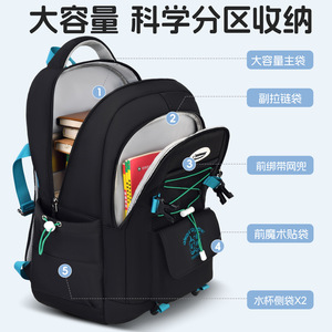 48cm <b>Backpack</b> i large-capacity new original niche schoolbag, American <b>waterproof</b> <b>backpack</b> for middle and high <b>school</b> students - Product Image 2