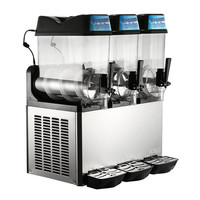 Smoothie commerciale machine à barbotine granita daiquiri glace slash boisson glacée faisant fabricant fondante margarita slush machine