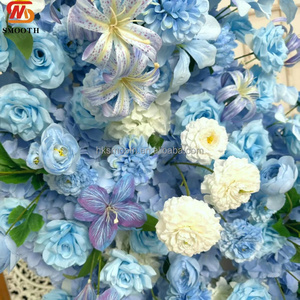 7*7ft Movable Summer Blue Flower Arch with Free Flower Stand for Wedding <b>Engagement</b> Proposal Birthday Event - Product Image 2