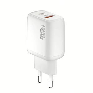 38W <b>USB</b> A+C PD Super Fast Charging QC 3.0 Cell Phone Power Adapter <b>USB</b>-C 20W <b>Wall</b> Charger - Product Image 5