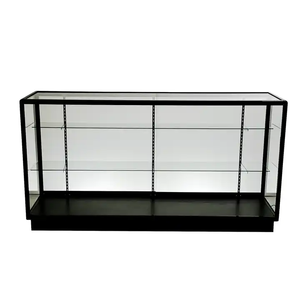 Vitrina de Exhibición de Vidrio de Visión Completa con Marco de Aluminio de 72 Pulgadas, <span class=keywords><strong>Precio</strong></span> de Mayoreo para Tienda de Cigarrillos - Product Image 3