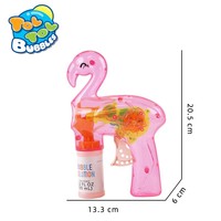 Pistolet à bulles manuel gonflable en forme d'animal pour enfants, jouet d'extérieur d'été, souffleur de bulles à tirer par cordon, sûr, vente en gros d'usine