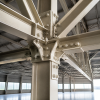 Bâtiment préfabriqué en structure métallique pour hangar d'avions à grande portée et construction d'ateliers industriels