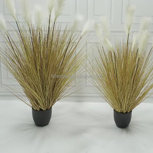 ดอกไม้ประดิษฐ์ต้นบอนไซเทียมสีเขียวทำจากพลาสติกใช้ตกแต่งสวนอุปกรณ์วันฮาโลวีนสำหรับปีใหม่ - Product Image 4