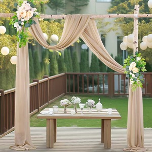 Rideau Purdah Draperies Valance Inspiré Bouddhiste <span class=keywords><strong>Mariage</strong></span> Streamer Valance pour Décorations de Plafond - Product Image 3