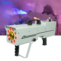 Nouvelle arrivée : pistolet à fumée LED avec éclairage LED RGB, machine à fumée à base d'eau pour fête, DJ, spectacle, scène, boîte de nuit