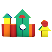 Maison de ville intelligente Plus, jouets éducatifs personnalisés, équipement de jeu géant en plastique, ensemble de blocs de construction pour enfants
