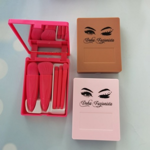 Juego de Brochas de Maquillaje de 11 Piezas, Brochas Cosméticas Premium para Base, Rubor, Corrector, Sombra de Ojos, Cejas, Iluminador, Brochas de Maquillaje Rosas - Product Image 6