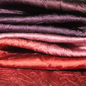 Nhà máy nóng bán Bridal satin vải 100polyester satin Crepe vải Gradient in mẫu miễn phí satin vải - Product Image 4