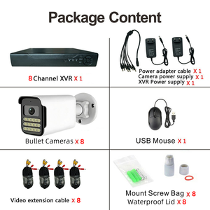 ชุดกล้องวงจรปิด TSEye 8CH 5MP AHD XVR ระบบรักษาความปลอดภัย กล้องวงจรปิดมองเห็นสีในเวลากลางคืน มาตรฐานกันน้ำ IP66 ระบบตรวจสอบและเฝ้าระวัง - Product Image 3