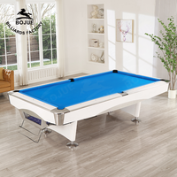 Table de billard moderne sur mesure de haute qualité avec pieds en bois, coussinets en ardoise et coussinets en caoutchouc pour divertissement à domicile, club et jeu de snooker