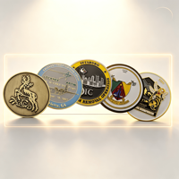 Gepersonaliseerde gouden leverancier op maat gemaakte kleur geprägte nieuwe producten challenge coin grappig