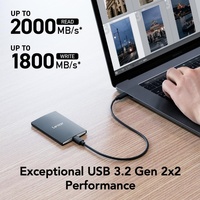 SSD Externe Portable Lexar 4 To 2 To 1 To SL500, Disque Dur Type C pour PS5, Smartphones et Tablettes