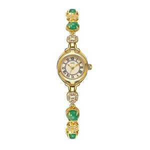 Montre à quartz simple et classique à disque en bambou avec ceinture en cuir pour dames montre rétro étanche - Product Image 3