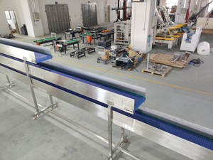 Focus Machinery Minyatür Plastik Modüler Bantlı Konveyör Sistemi 3 Katmanlı Düz Bantlı Konveyör - Product Image 2