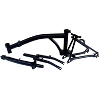 Cadre en acier au chrome-molybdène pour vélo Brompton M, guidon pliable en trois parties, 7 vitesses, 74x112MM