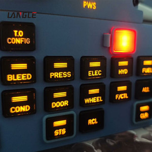 Panneau de commande radar météorologique, simulateur de vol OVH, panneau d'éclairage externe, simulateur de conduite TCAS, simulateur de course, Airbus A320 - Product Image 1