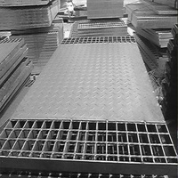 Caillebotis peint résistant à la corrosion fabriqué haute plate-forme de plancher composite en acier au carbone durable personnalisé