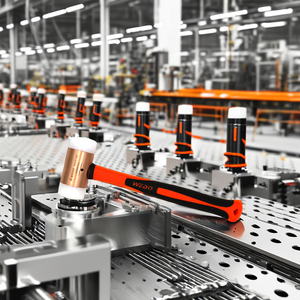 OEM üretici WEDO Atex onaylı kalıp dövme olmayan kıvılcım naylon çekiç plastik kaplama kolu ile makinist kullanımı için - Product Image 6