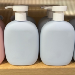 Nuevo Diseño de Botella de Plástico de 300ml 400ml con Bomba para Jabón Líquido, Champú, Jabón de Manos, Loción Cosmética - Product Image 1