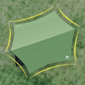 HISPEED <span class=keywords><strong>Ultra</strong></span> léger étanche 4*4 bâche tente Camping PU3000mm parasol pêche BBQ abri bâche tente de plage - Product Image 4