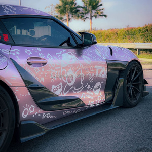 Aile de style AD pour Toyota Supra GR MK5 A90 A91, amélioration en fibre de carbone, prise d'air latérale pour aile de voiture - Product Image 5