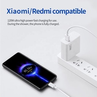 Pengisi Daya USB Xiaomi 120W BARU Quick Charge 3.0 untuk iPhone Redmi Xiaomi 13 Samsung Ponsel Pengisi Daya Cepat Adaptor Pengisi Daya Dinding