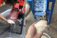 Machine à décortiquer le riz au diesel 1000 kg/h, machine à décortiquer le riz portable, fabricant de machines à décortiquer le riz